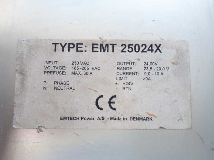 Emtech power emt 25000 emt 25024x power supply used