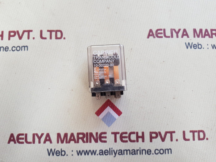 Carrier Transicold 10-00220-00 Relay 10A, 250Vac 12Vdc