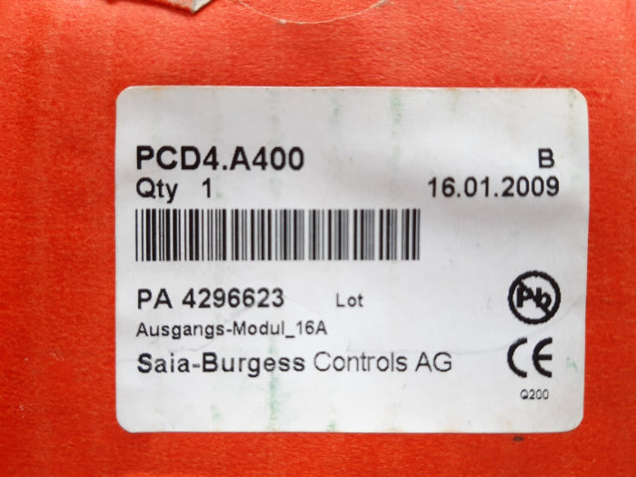 Saia-burgess pcd4.a400 digital module