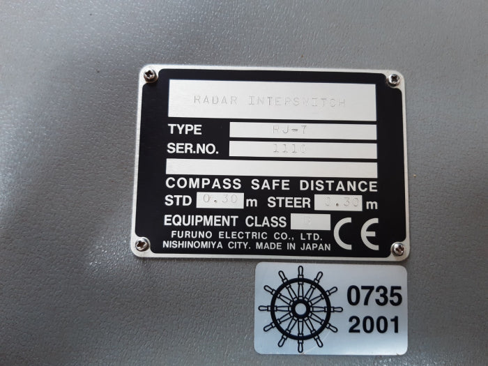 Furuno rj-7 radar interswitch