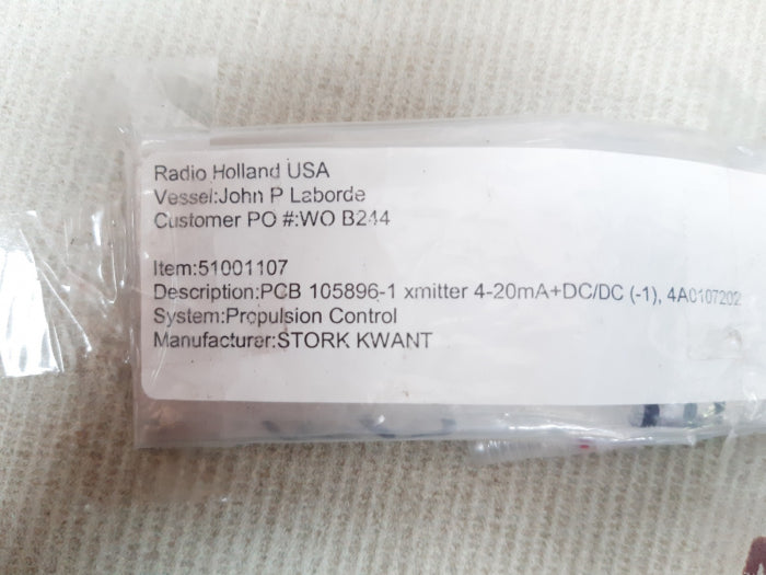 Stork kwant 105896- 1 pcb card 105896e- 1