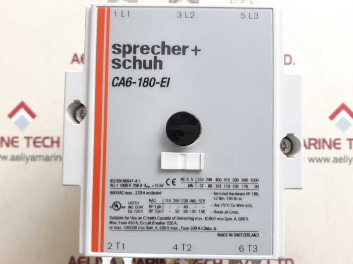 Sprecher+schuh ca6-180-ei contactor