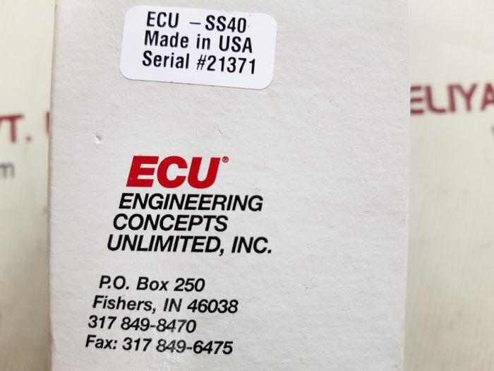 Ecu-ss40 electronic speed switch