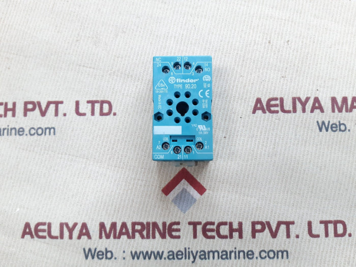 Lot Of 8X Finder 90.20 Relay Socket 10A 250/300V