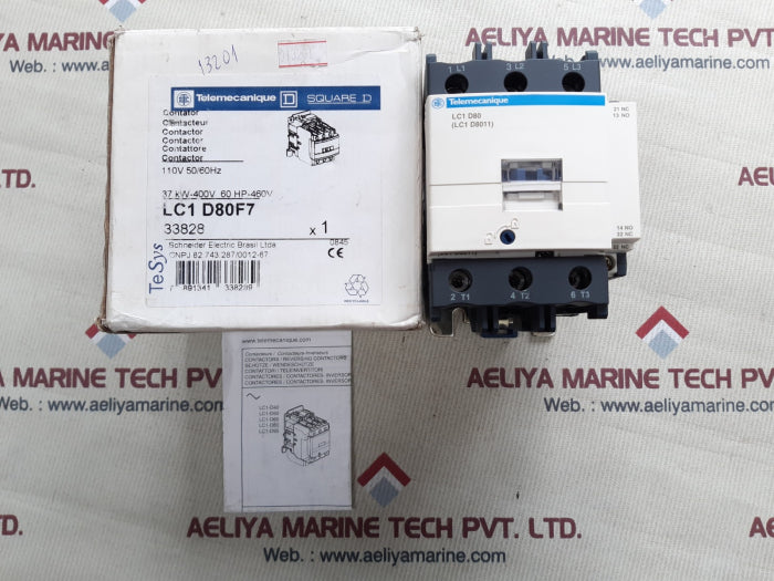 Telemecanique/schneider lc1 d80 lc1 d8011 contactor