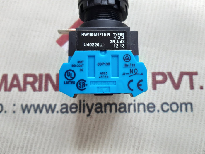 Idec hw1b-m1f10-r pushbutton