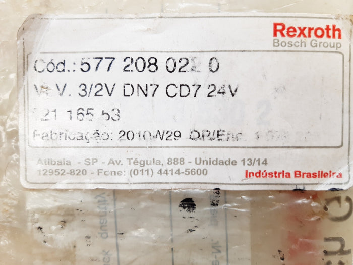 Rexroth 577 208 022 0 solenoid valve