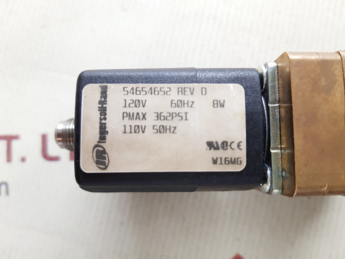 Ingersoll-rand 54654652 solenoid valve rev.D