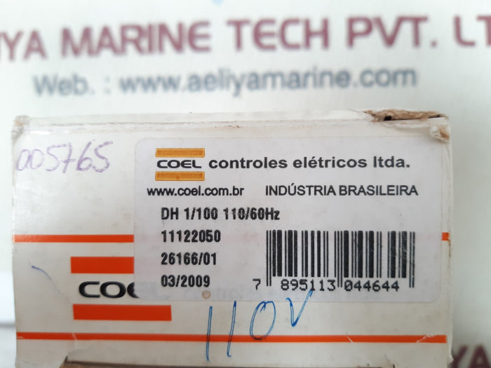 Coel dh 1/100 110/60hz hour meter 11122050