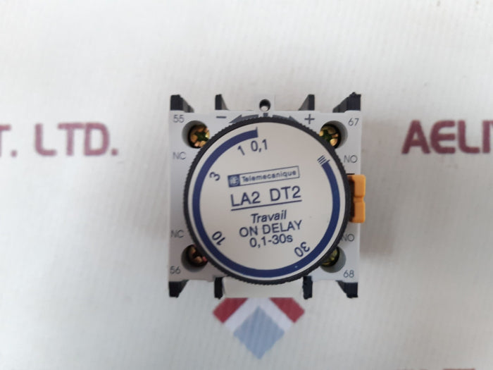 Telemecanique la2 dt2 time delay block 0.1-30s