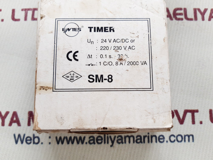 Entes sm 8 time relay