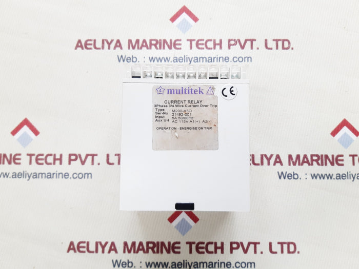 Multitek m200-a3o 3phase current relay