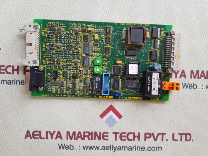 Cegelec mae95-01 pcb card kcl-3-94v-0