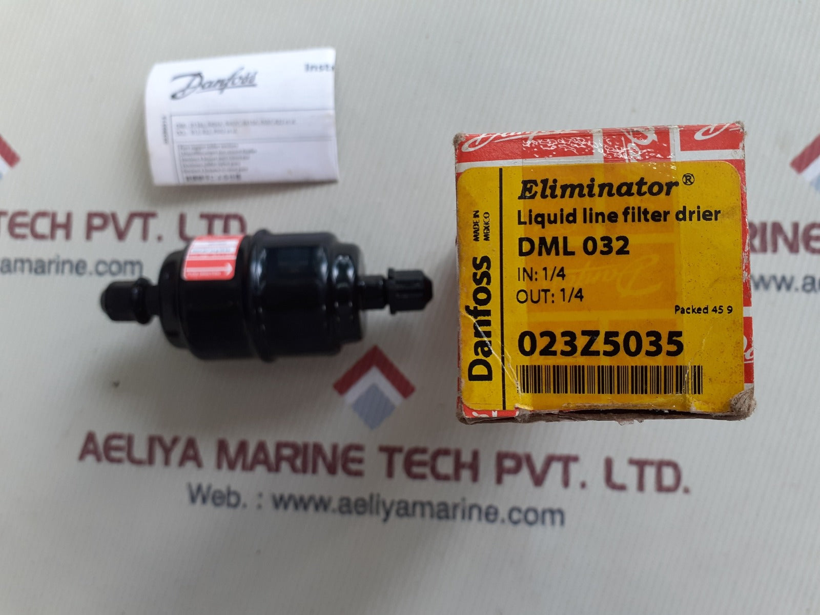 Danfoss Eliminator Dml032 Refrigerant Filter Drier 023Z5035