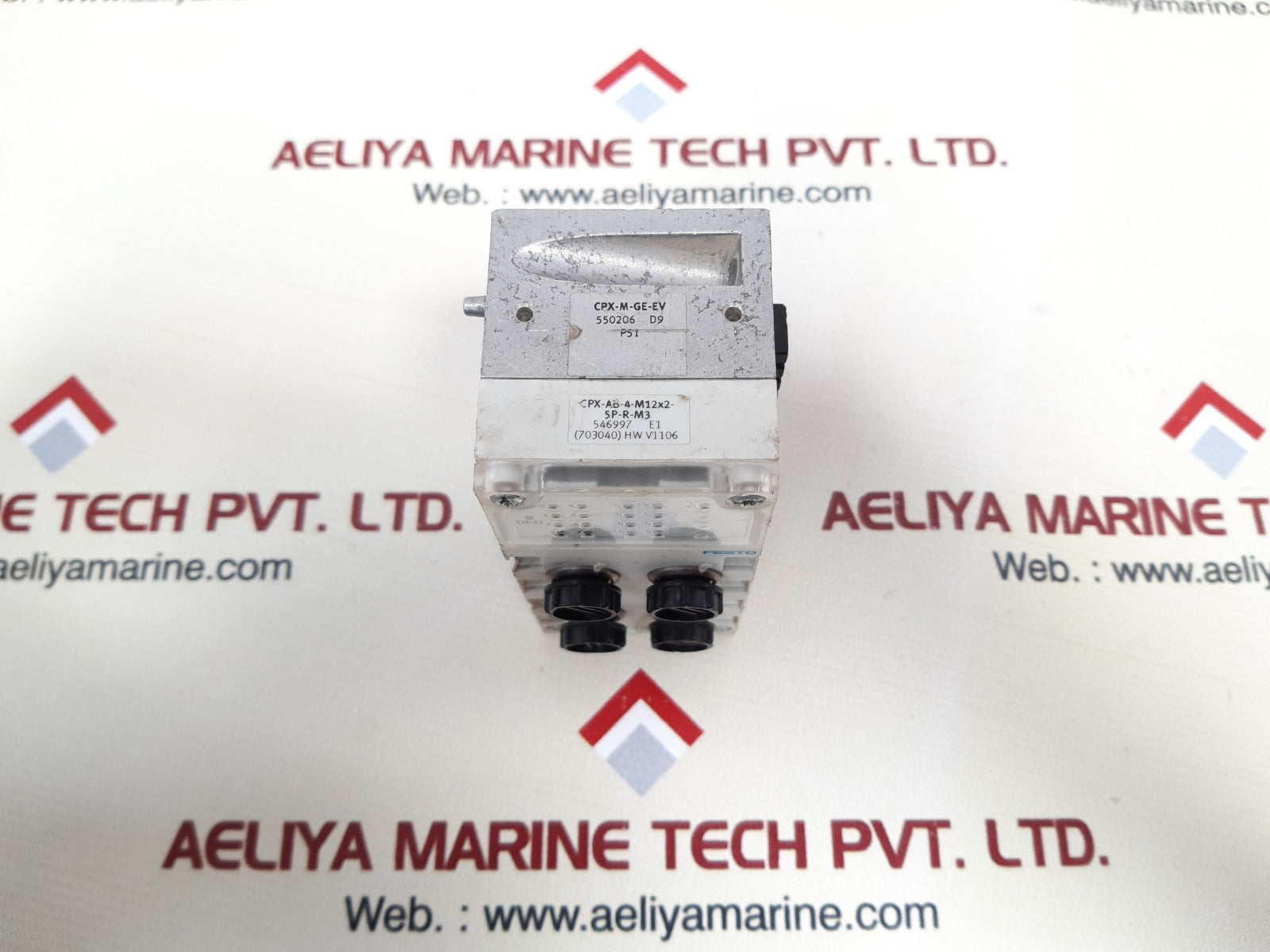 Festo Cpx-m-ge-ev Interlocking Block Cpx-ab-4-m12X2- 5P-r-m3