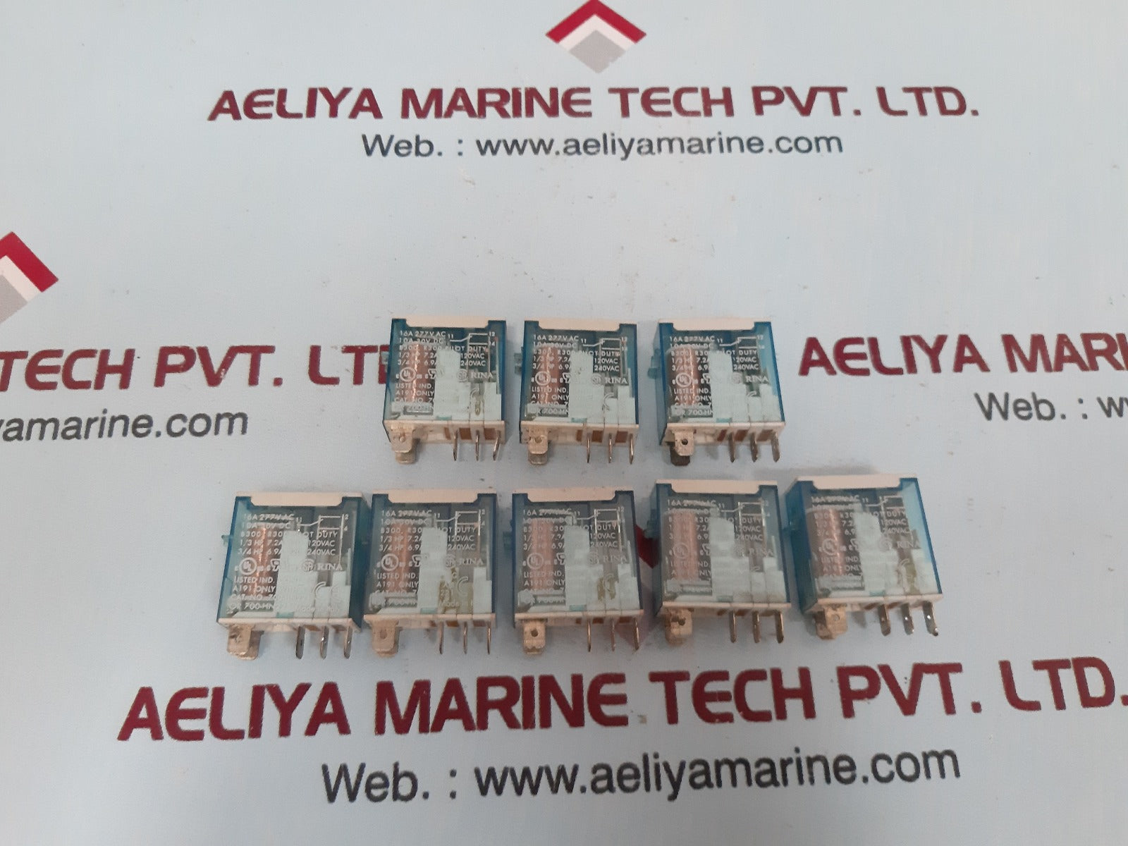 Lot of 7X ALLEN-BRADLEY 700-HK36Z24 Slim Line Relay 24V DC