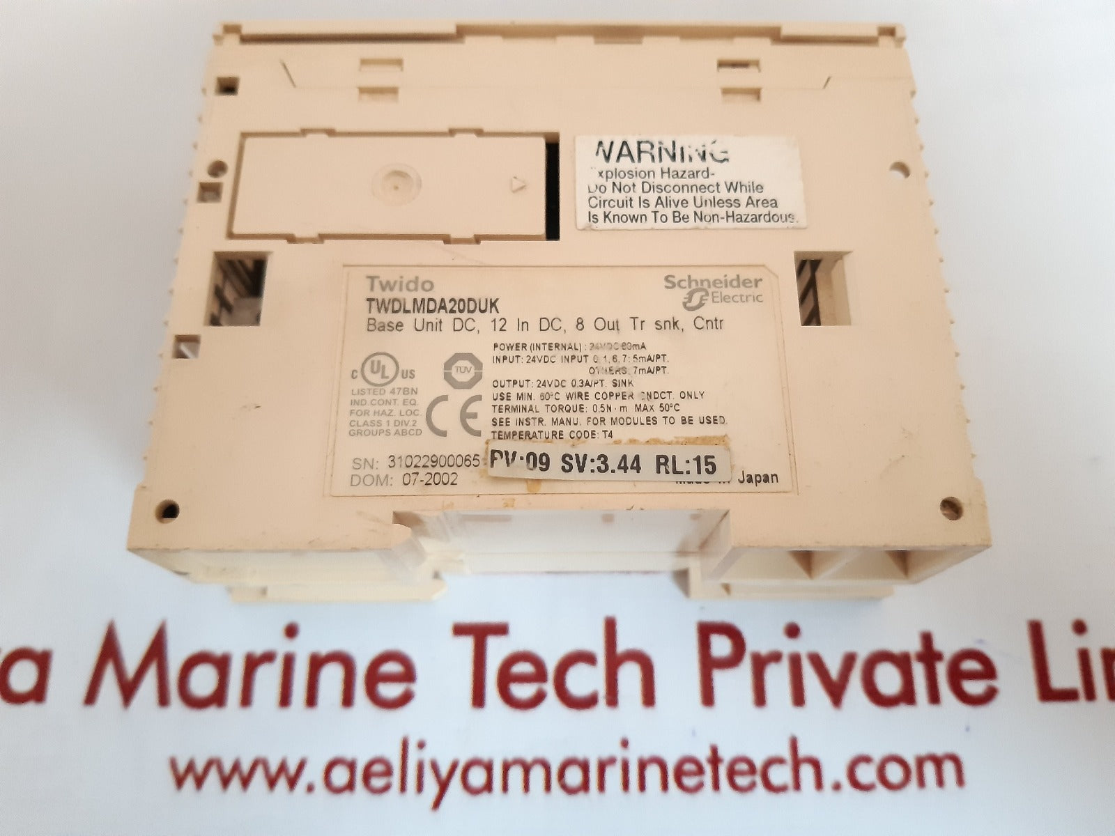 Telemecanique twido twdlmda20duk programmable controller