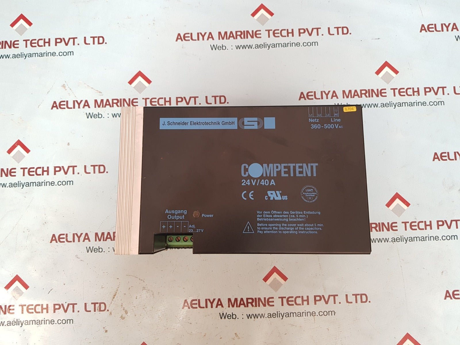 J. schneider competent 149001-711013 power supply competent 24v/40a