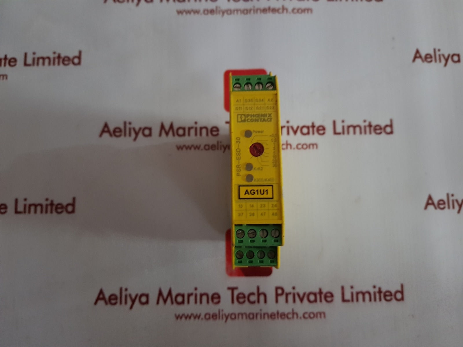 Phoenix contact psr-esd-30 safety relay