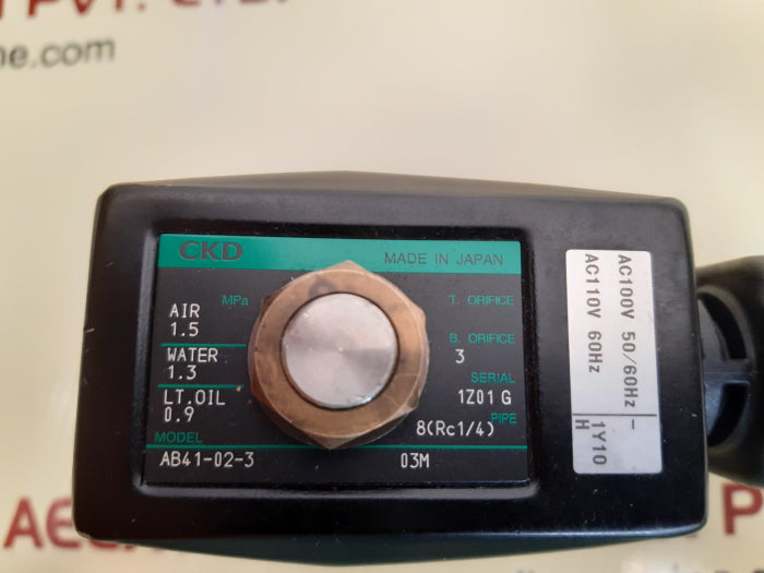 Ckd ab41-02-3 solenoid valve