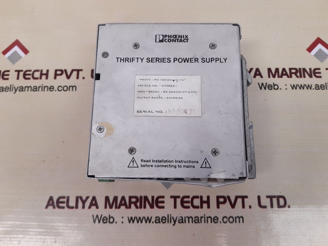 Phoenix Contact Thrifty 24V-5A Power Supply