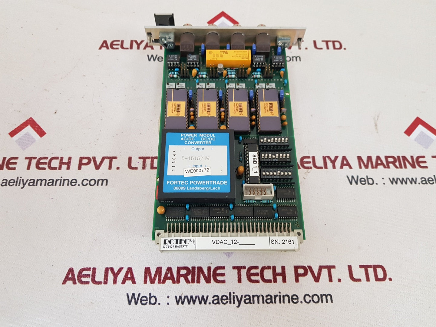 Rotec vdac_12 analog output card
