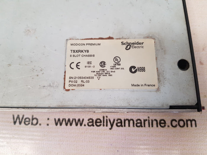 Schneider Tsxrky8 Modicon Premium Pv:02 Rl: 03