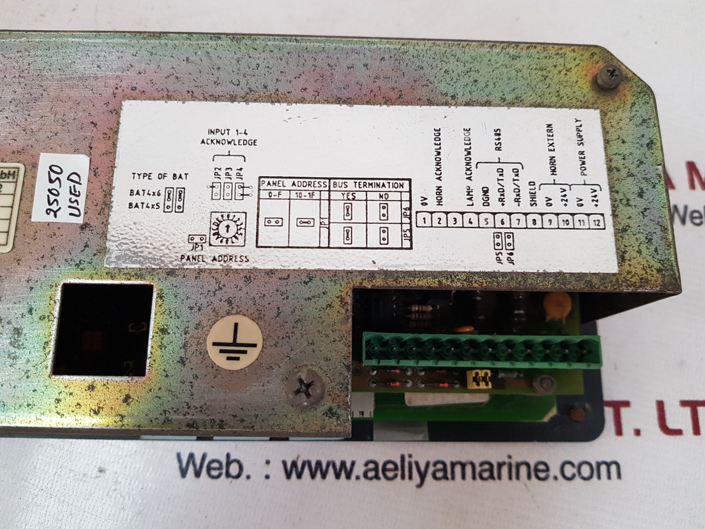 Sam Electronics 271.135 586 Fire Alarm Control Display Bat 416B 24V