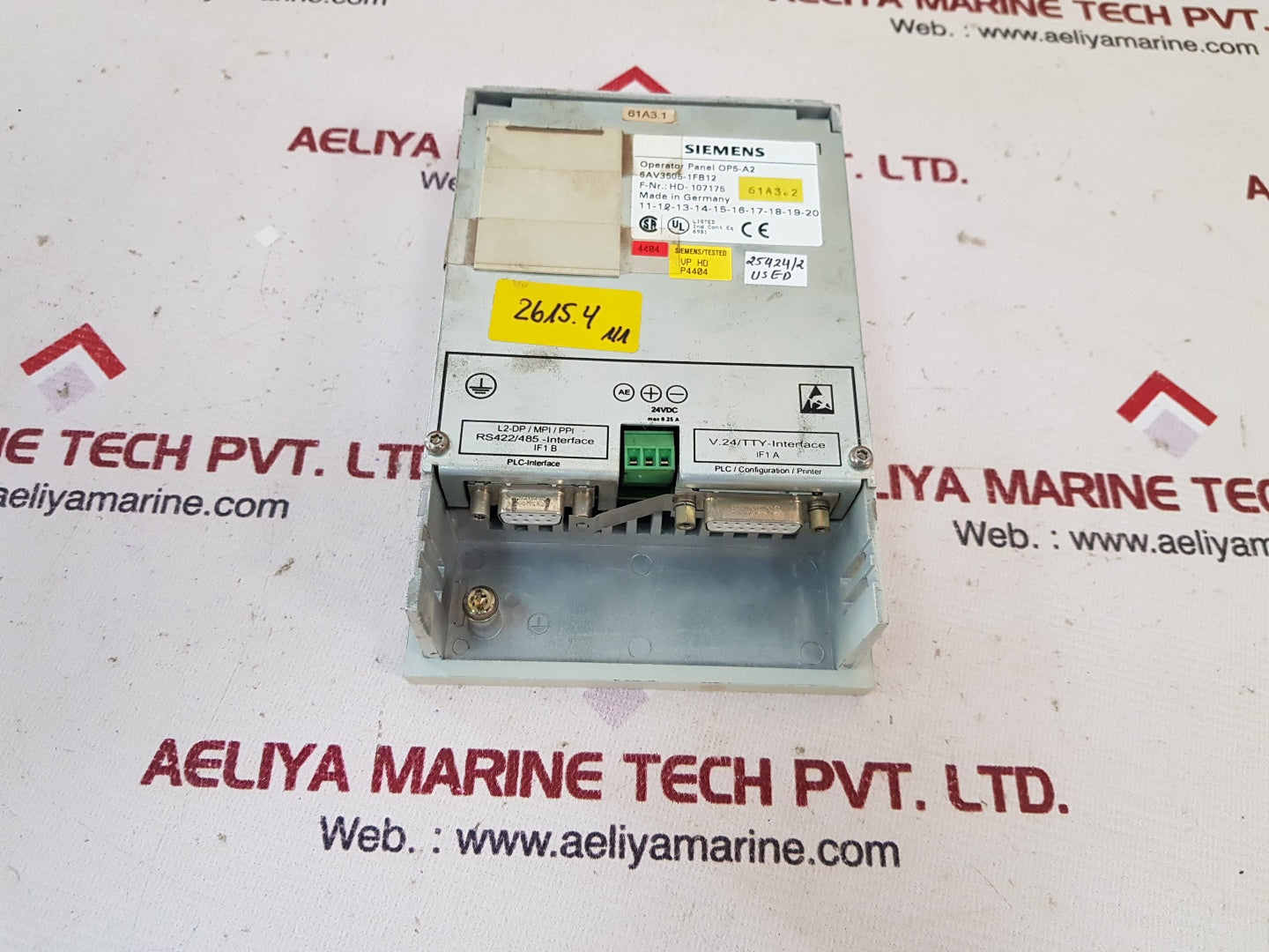 Siemens 6Av3505-1Fb12 Operator Panel Op5-a2