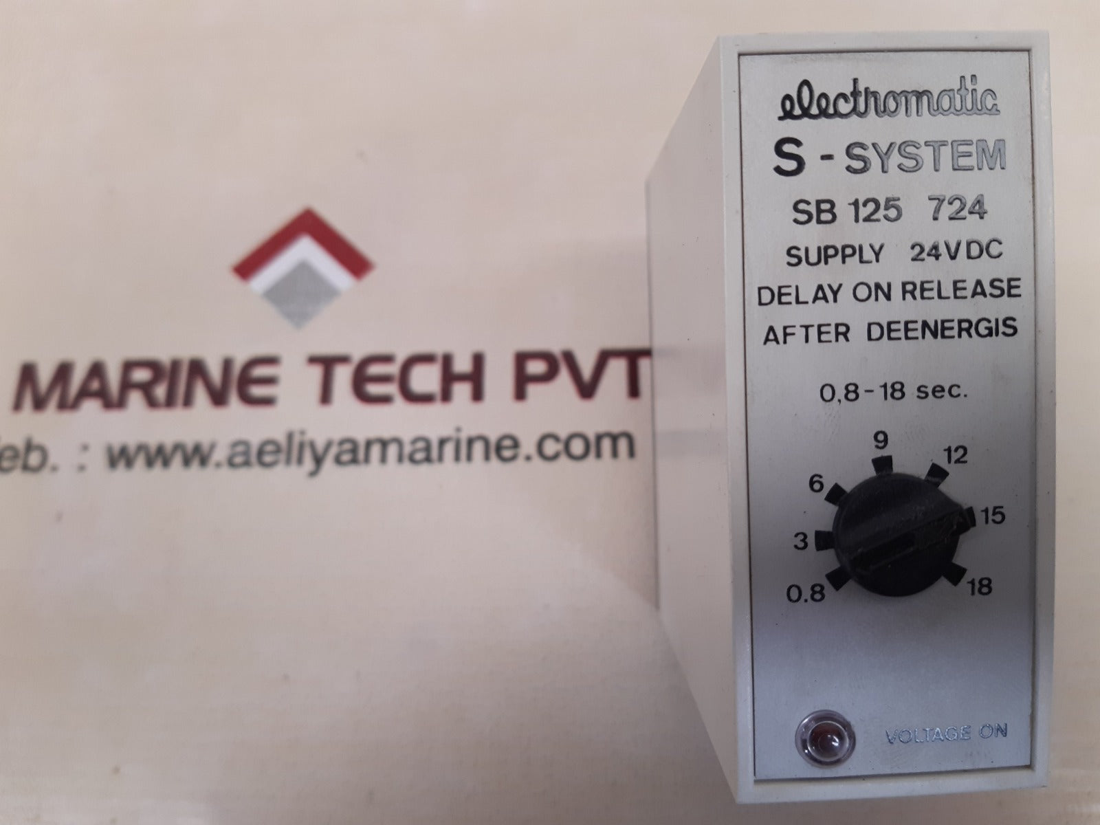 Electromatic s-system sb 125 724 delay on release 0,8-18 sec
