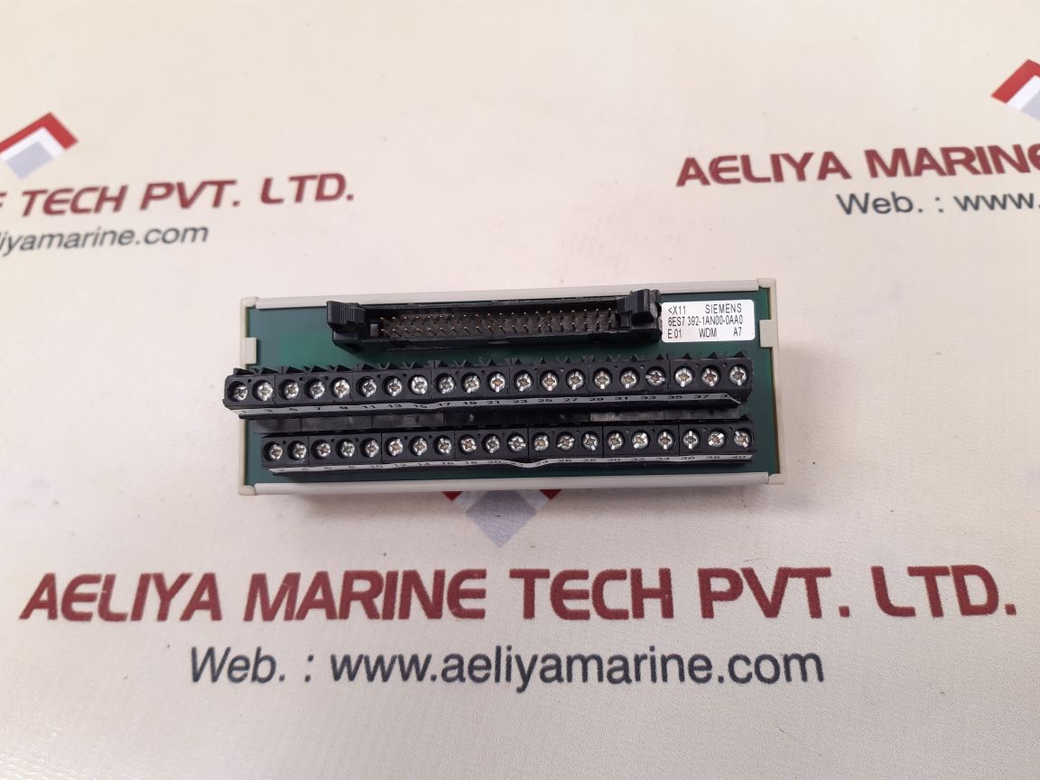Siemens 6Es7 392-1An00-0Aa0 Terminal Block A7