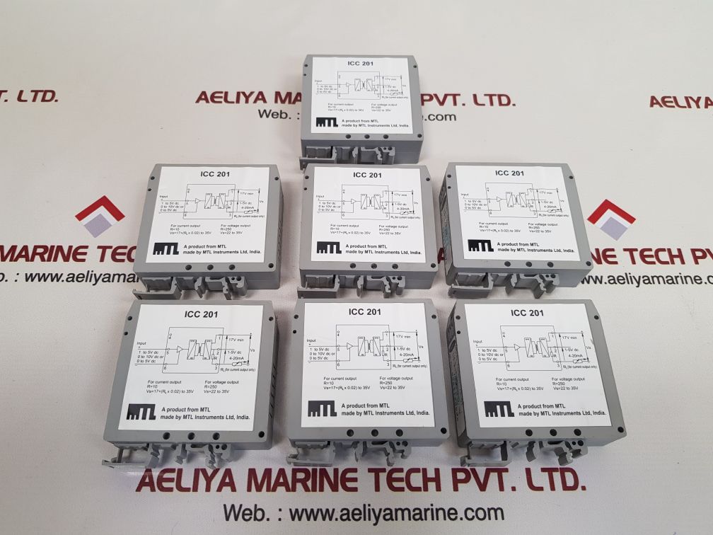 Mtl icc 201 voltage to current/voltage isolator icc201-i2-01