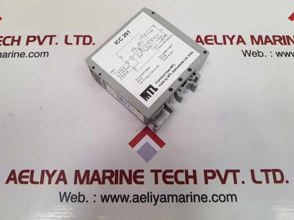 Mtl icc 201 voltage to current/voltage isolator icc201-i2-01