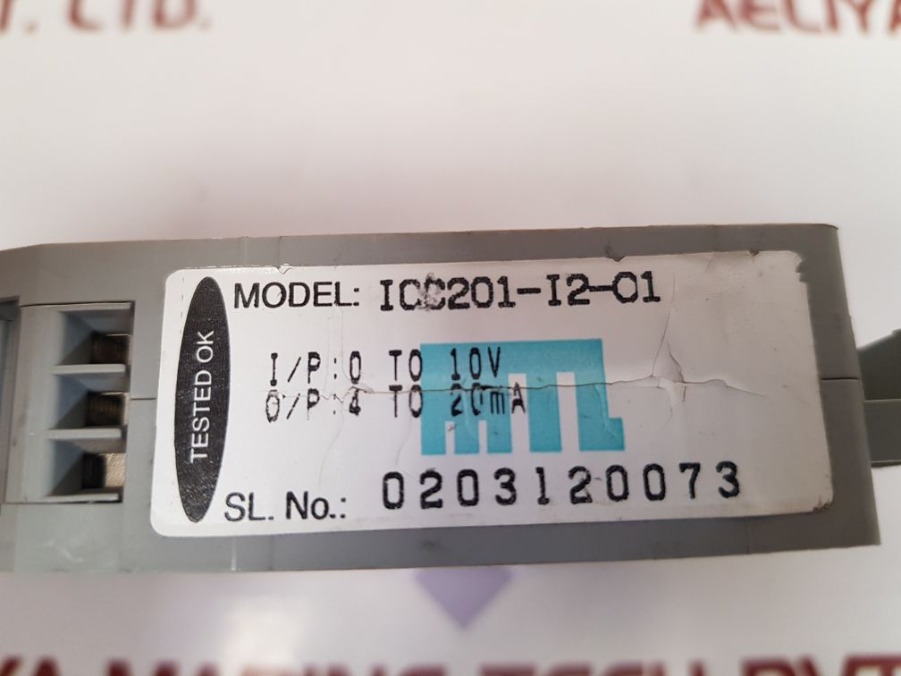 Mtl icc 201 voltage to current/voltage isolator icc201-i2-01