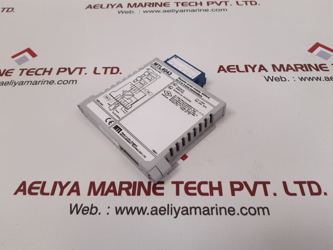 Measurement technology mtl 4043 repeater power supply Used