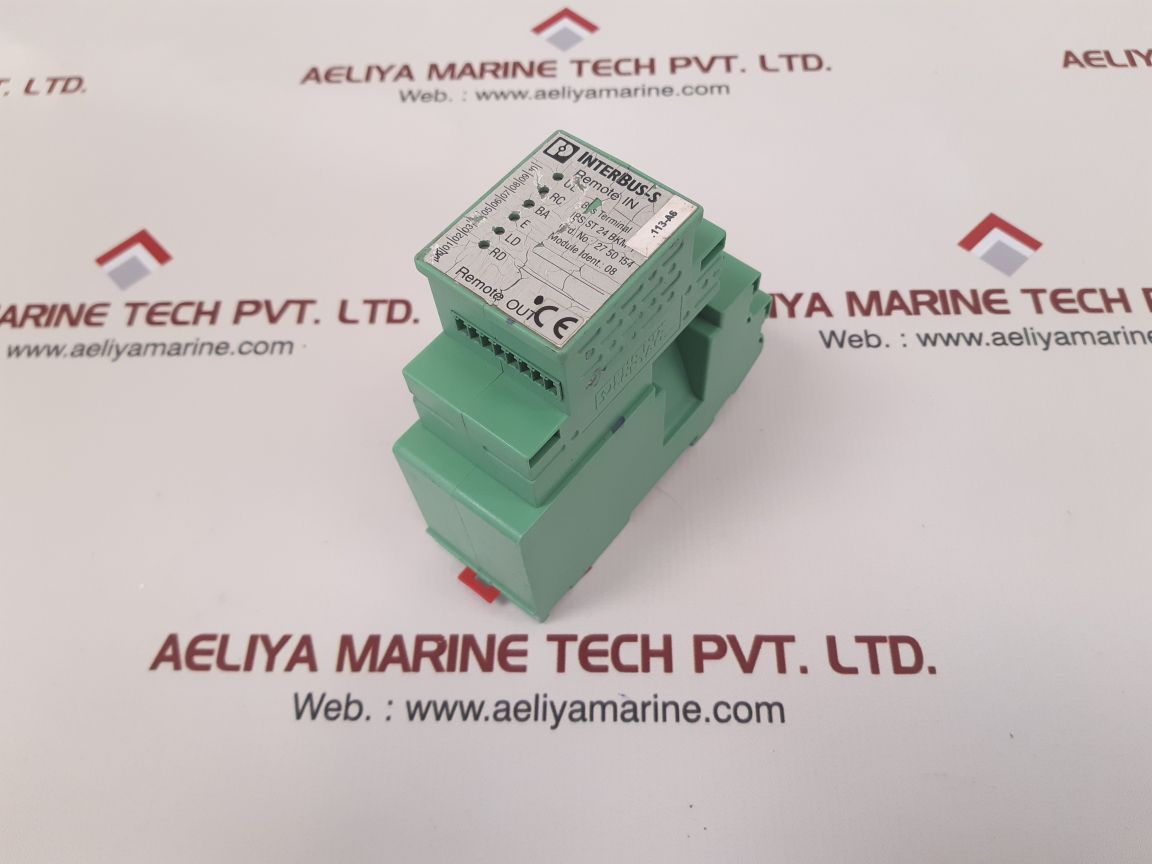 Phoenix contact ibs st 24 bkm-t interbus-s terminal module 27 50 154
