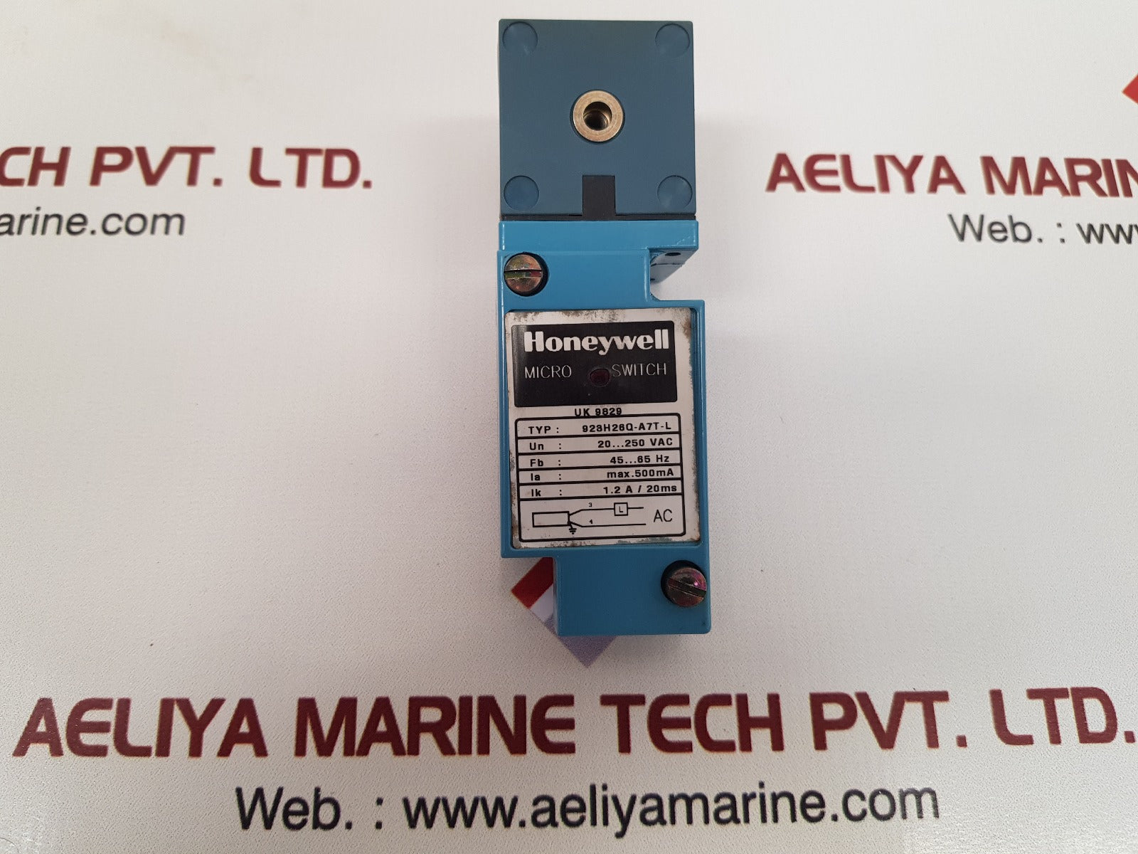 Honeywell 928H26Q-A7T-L Micro Switch 20-250VAC 45-65Hz