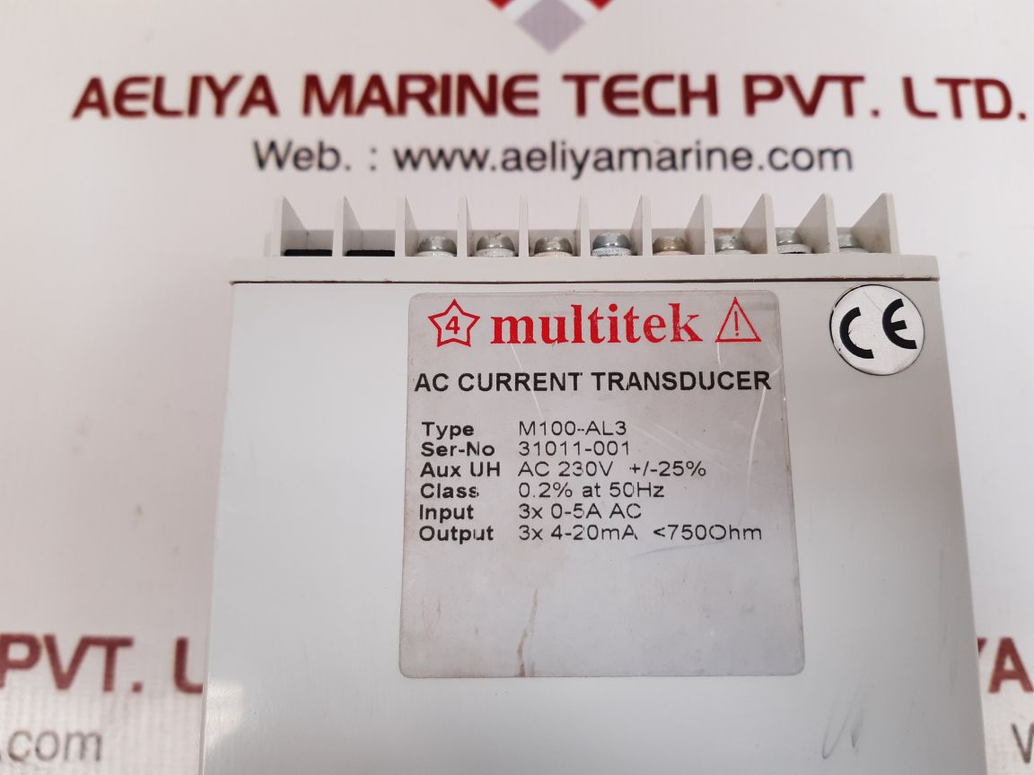 Multitek M100-al3 Ac Current Transducer Ac 230V