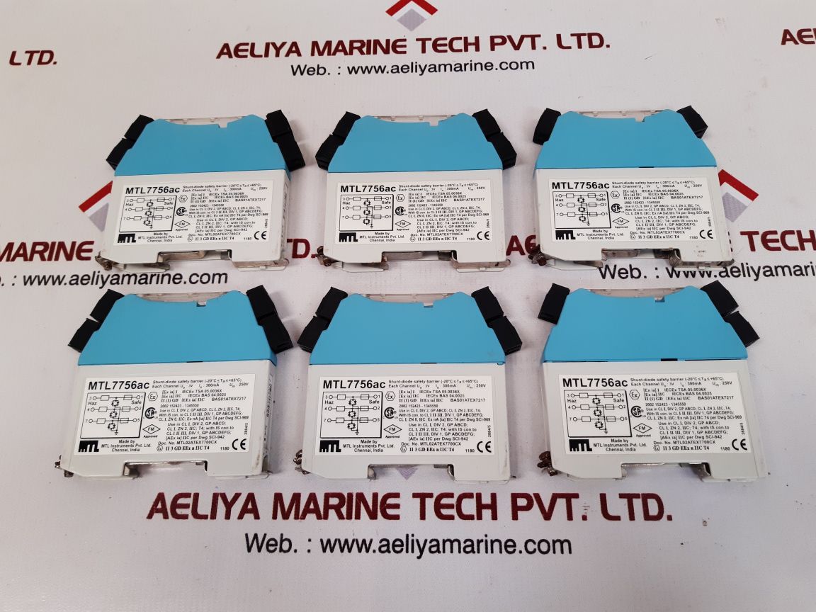 Measurement Technology Mtl 7756Ac Shunt-diode Safety Barrier