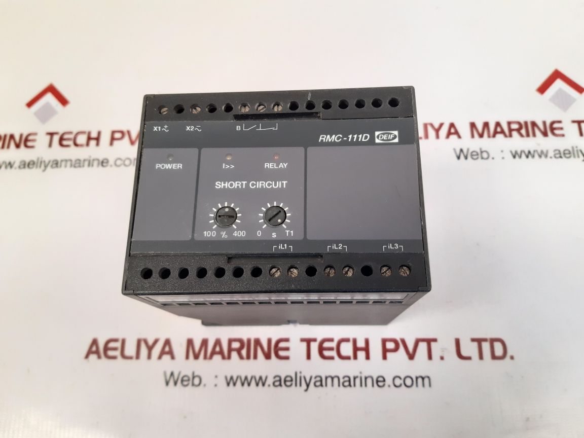 Deif Rmc-111D Short Circuit Relay 100063837.10 Max. 250Vac 8A
