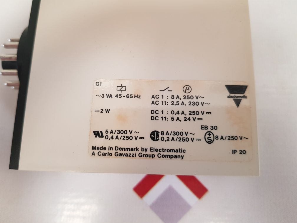 Electromatic Sa 245 230 Delay On Operate Time Relay 3 To 60 Min
