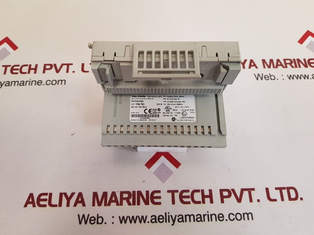 Allen-bradley 1794-tb3 Series A Flex Terminal Base 125V 50/60Hz