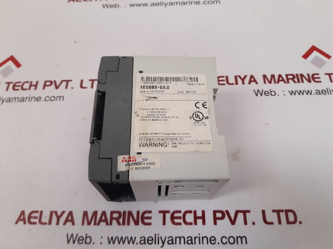 Abb Xe08B5-e5.0 Extension & Analog Input Module
