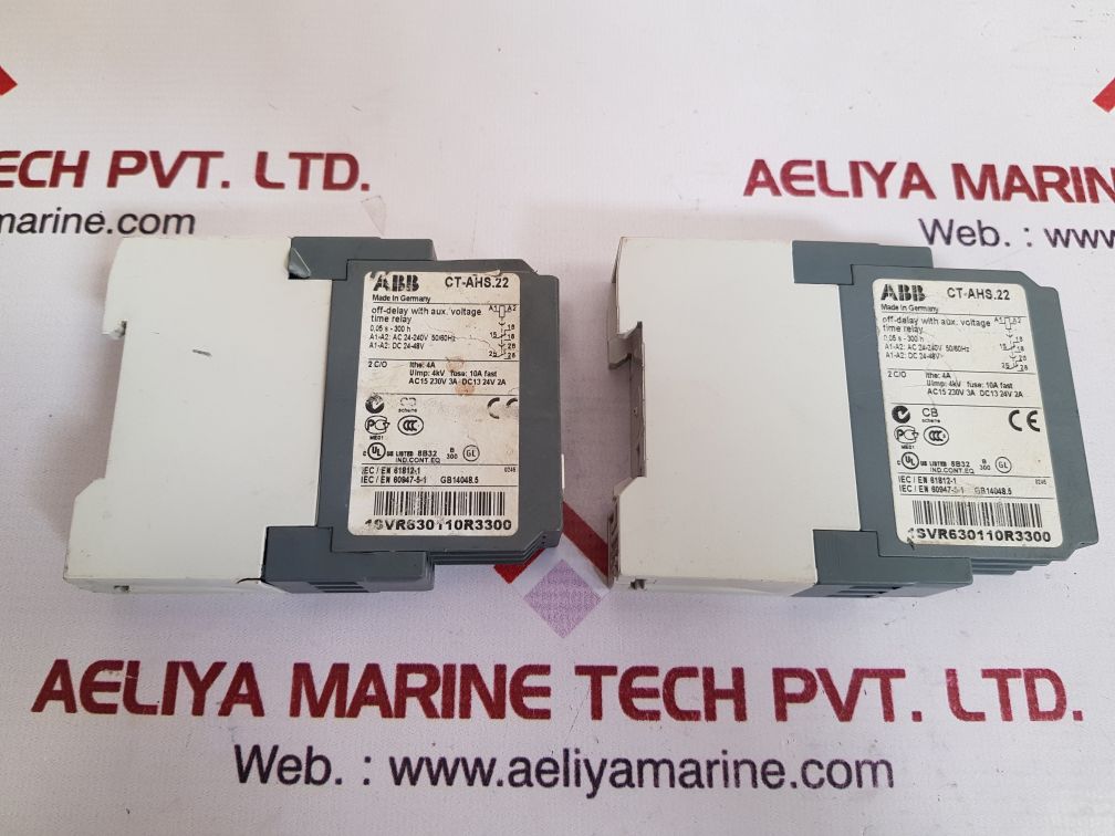 Abb Ct-ahs.22 Off-delay With Aux. Voltage Time Relay 230V 3A 1Svr630110R3300