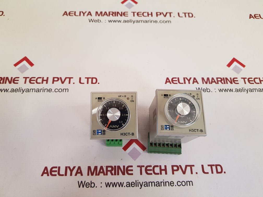 Anv Electric H3Ct-bs Multi-range Timer 5A 250Vac 30M 50/60 Hz