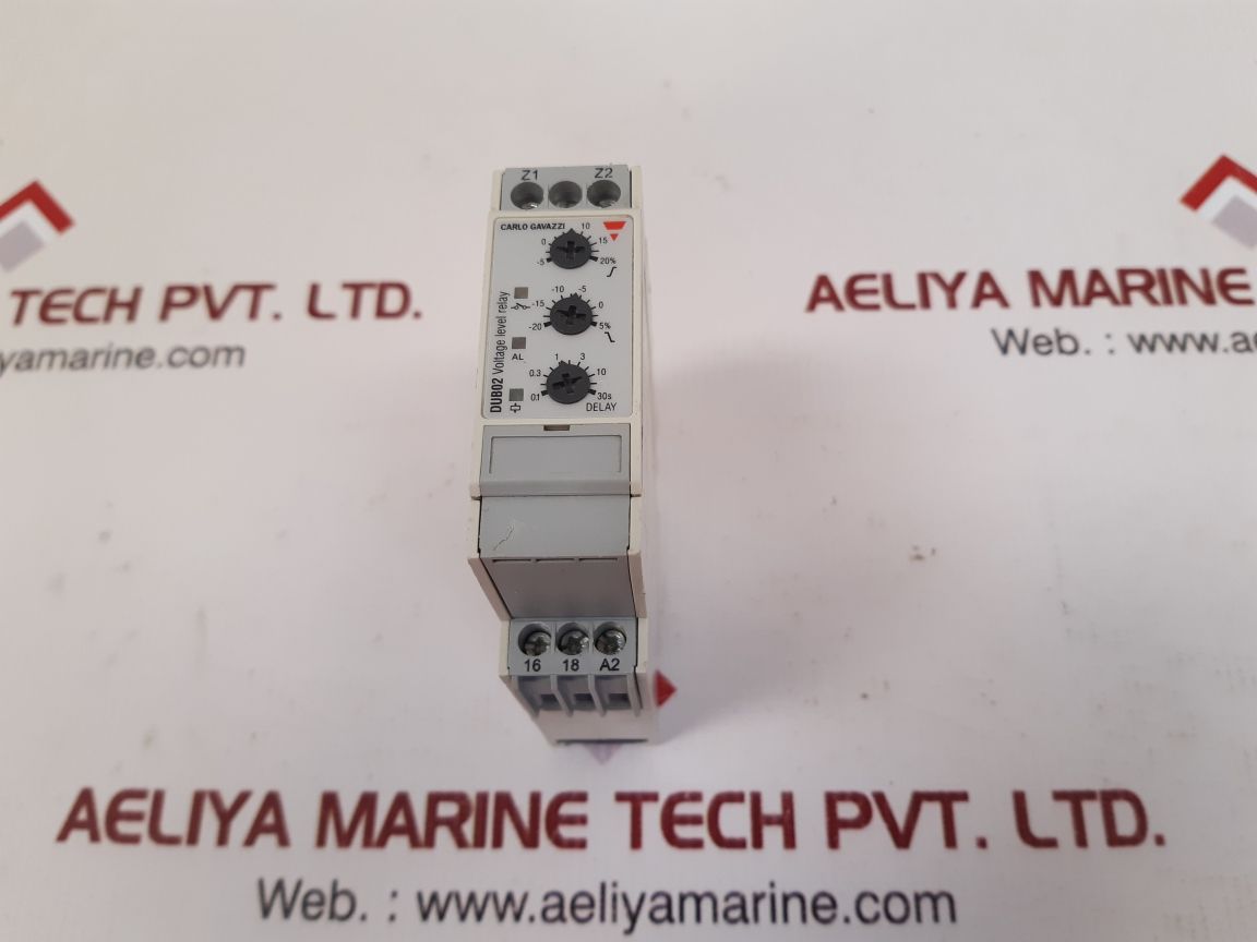 Carlo Gavazzi Dub02Ct23 Over-under Voltage Relay 24/115/230 Vac 50-60Hz