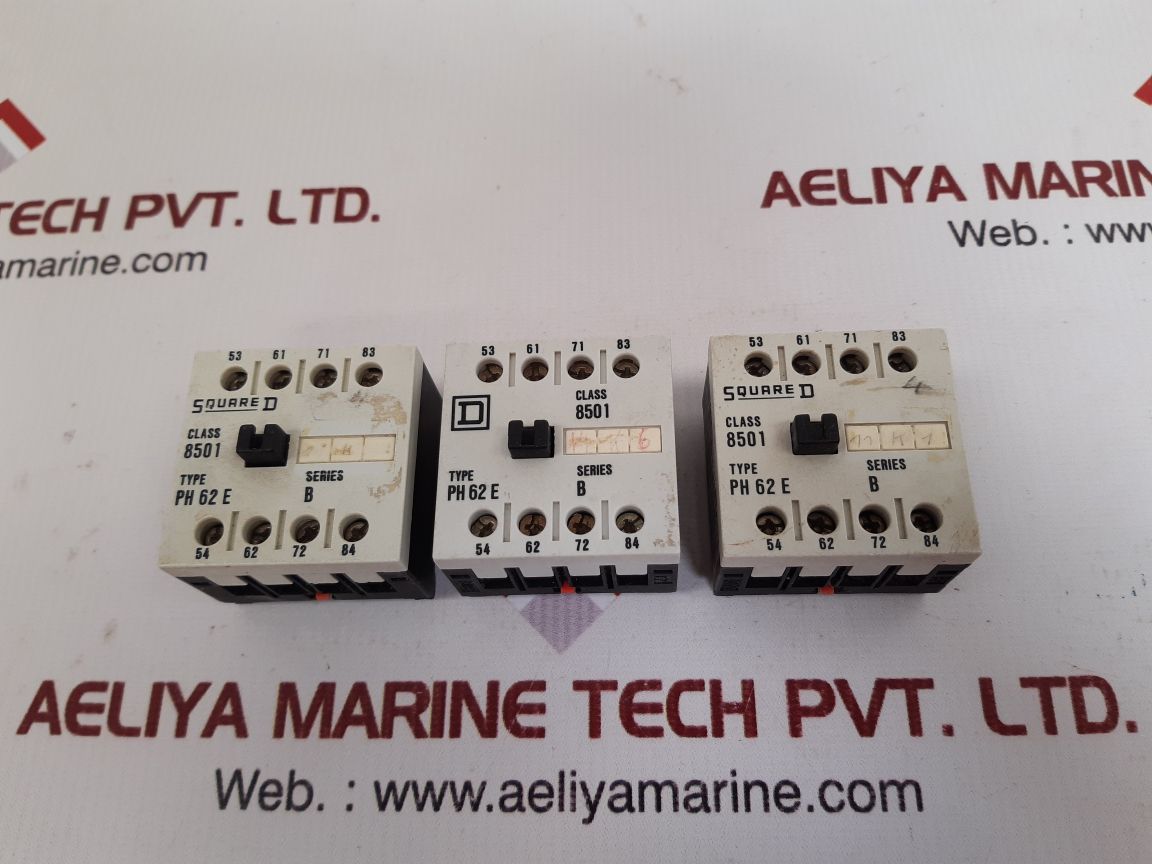Square D Class 8501 Ph 62E Contact Module Relay P 1.22
