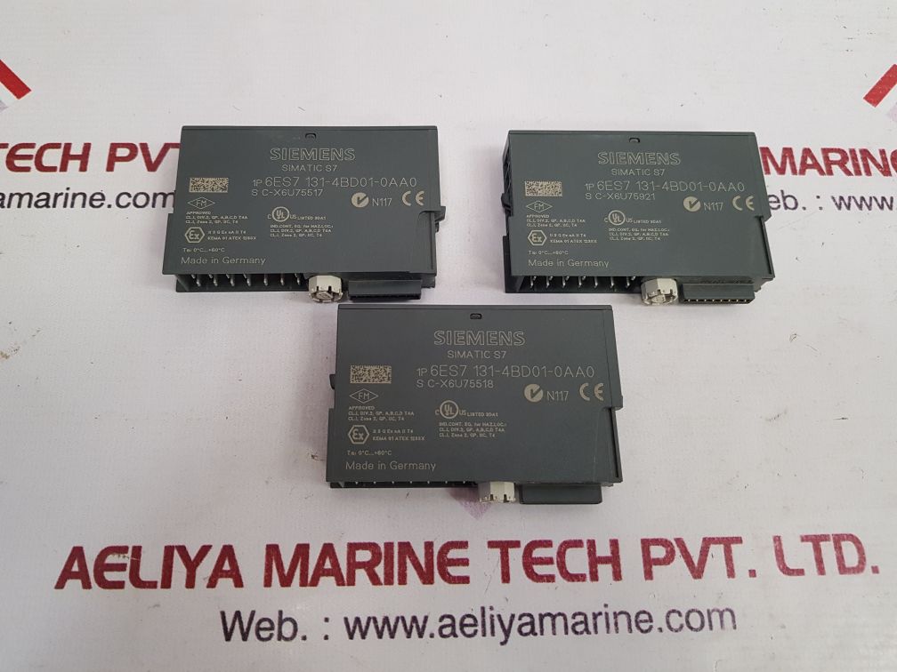 Siemens 6Es7 131-4Bd01-0Aa0 Simatic S7 Input Module 24Vdc