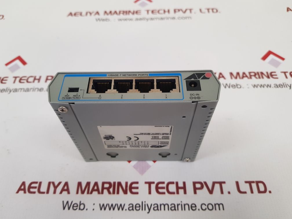 Lot of 6X Allied Telesyn AT-MR415T 4 Port Micro Hub/ Repeater 7.5VDC 500MA REV A