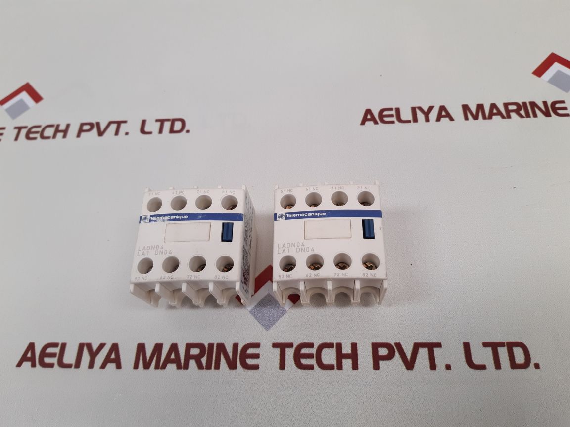 Lot of 3X TELEMECANIQUE LADN04 Contact Block LA1 DN04 JIS C 8201-5-1